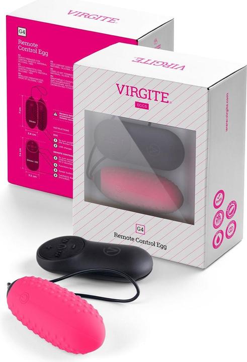 Produktbild Virgite Remote Control Egg G4 pink (Vibro-Ei)