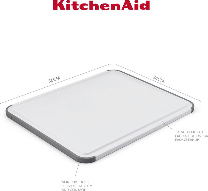 Produktbild KitchenAid Classic Polypropylene Non-slip Chopping Board, 35 x 28cm