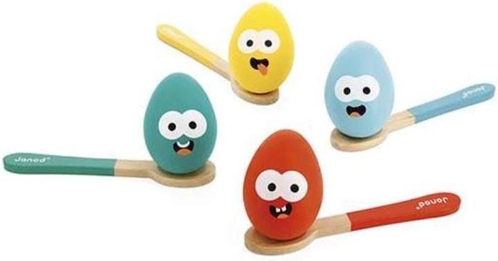 Janod Egg and spoon race (German, French, Italian, English)