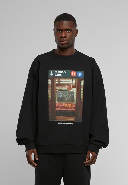 Actual product image Urban Classics Upscale Memory Lane Oversize Crewneck - 185293 (S)