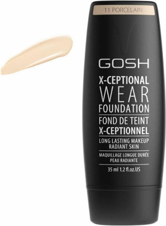 Immagine prodotto Gosh X-CEPTIONAL WEAR FOUNDATION trucco a lunga durata #11-porcelai (11)