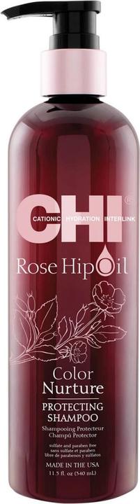 Actual product image Farouk Systems CHI Rose Hip Oil Color Nurture (340 ml, Liquid shampoo)