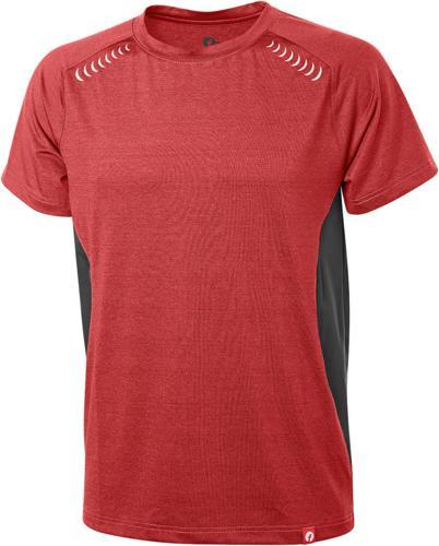 Magni T-Shirt Quick Dry bordeaux/schwarz meliert Gr. 2XL Fortis Elements (XXL)