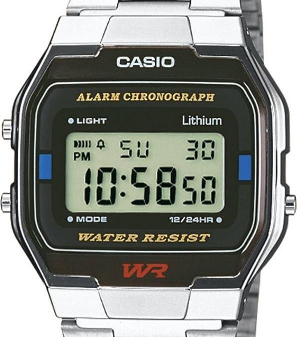 Productafbeelding Casio Vintage A163wa-1qes (Digitaal horloge, Chronograaf, 33 mm)