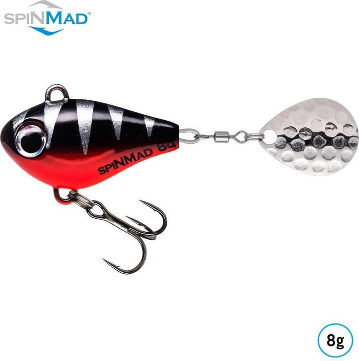 Lieblingsköder SpinMad Jigmaster Black Perch (120 cm)
