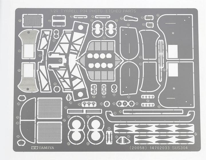 Image du produit Tamiya 1:20 Tyrrell P34 '76 JPGP m. PE
