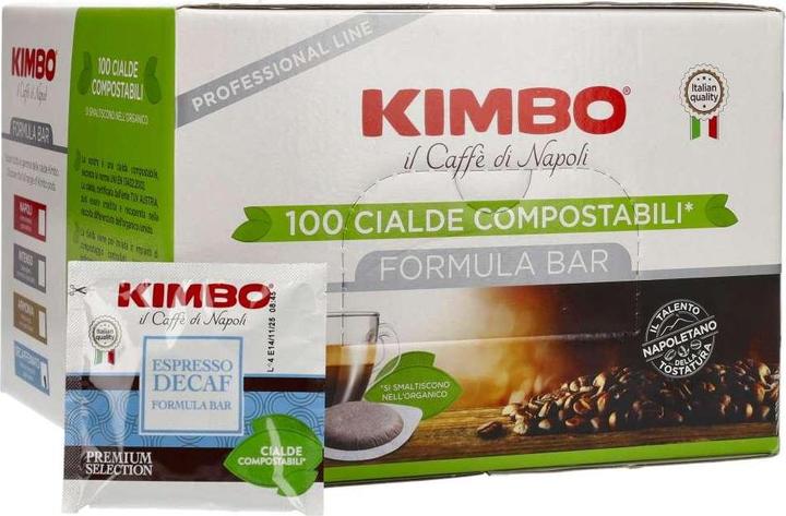 Actual product image Kimbo Decaffeinated (50 x Port.)
