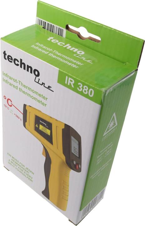 Produktbild Technoline IR 380 Thermometer Infrarot-Thermometer zu der Temperaturmessung aus der Ferne