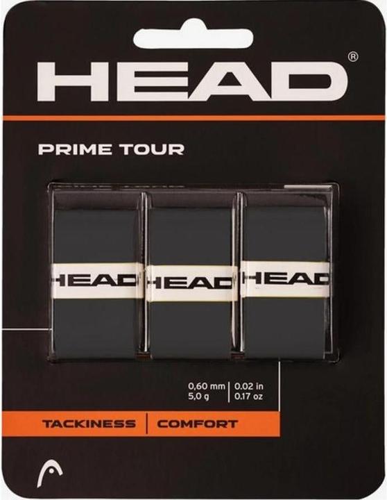Head Pack de 3 surgrips Prime Tour noirs