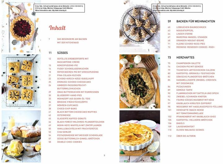 Produktbild Süss und herzhaft backen mit der KitchenAid (Deutsch, Just, Stephanie, 2018)