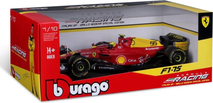 Immagine prodotto Bburago Ferrari F1-75 Monza Edizione Speciale 1/18 C. Sainz