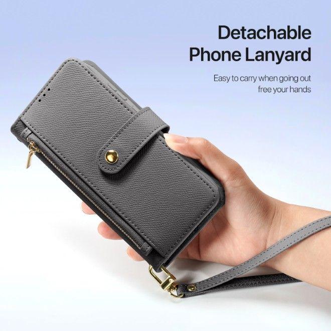 Image du produit Dux Ducis Lawa Series MagSafe Kunstleder Bookcover Hülle (Samsung Galaxy S25 Edge)