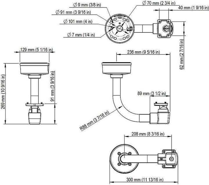 Produktbild Axis T94Q01F Halterung (Montage-Kit)