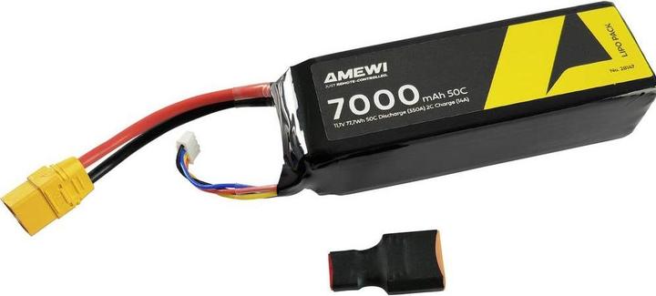 Image du produit Amewi LiPo Akku 3S 11,1V 7000mAh 50C XT90 (11.10 V, 7000 mAh)