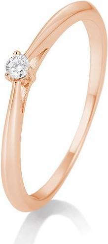 Breuning Verlobungsring 3er Krappe (56, 585/14 K Gold)