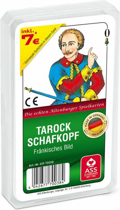 Produktbild ASS Altenburg 22570038 - Schafkopf/Tarock, Fränkisches Bild (Kunststoffetui) (Deutsch)
