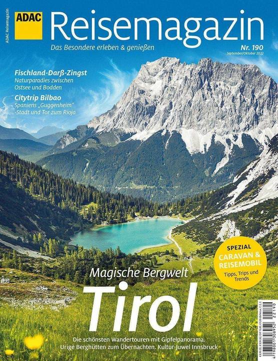 Produktbild Reisemagazin mit Titelthema Tirol und Innsbruck (Deutsch, Motor Presse Stuttgart, 2022)