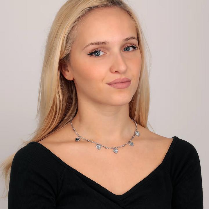Immagine prodotto Morellato Collo Passioni + Cristallo Bianco (Acciaio inossidabile, 38 - 45 cm)