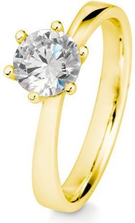 Breuning RING - 6er Krappenfassung (52, 585/14 K Gold)