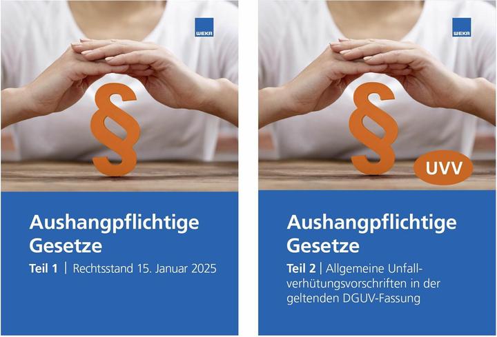 Image du produit Aushangpflichtige Gesetze (Allemand, 2025)