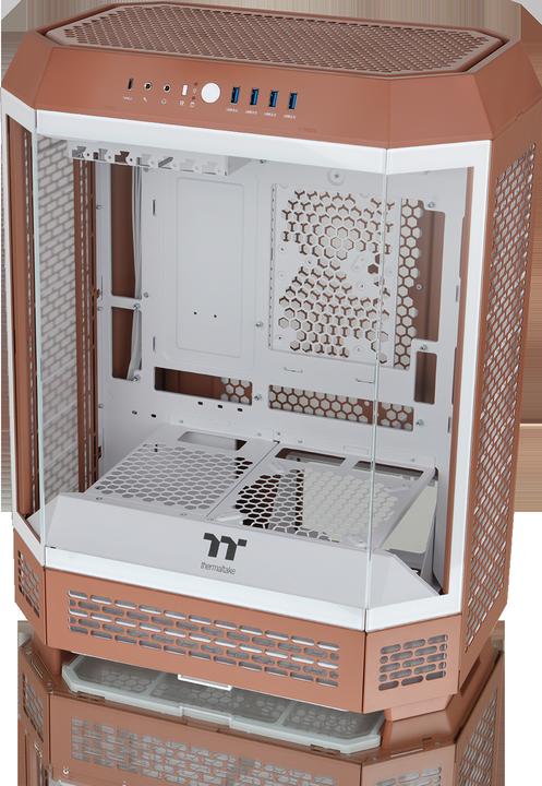 Actual product image Thermaltake The Tower 600 Mocha Mousse