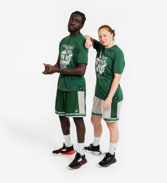 Image du produit Tarmak T-shirt / maillot basketball - TS500 fast Vert (M)