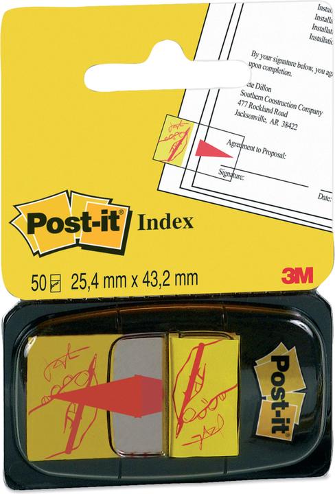 Post-it Index Signature (25 x 43 mm)