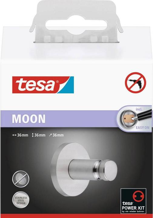 Actual product image tesa MOON Towel hook incl. adhesive solution without drilling