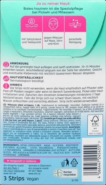 Image du produit dm Balea Nosestrips anti-comédons Peau nette (Nettoyant anti-impuretés)