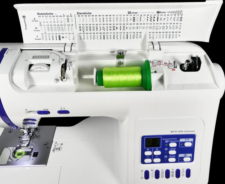 Produktbild W6 Nähmaschine N 3300 Exklusive, Nähen, Patchen, Quilten