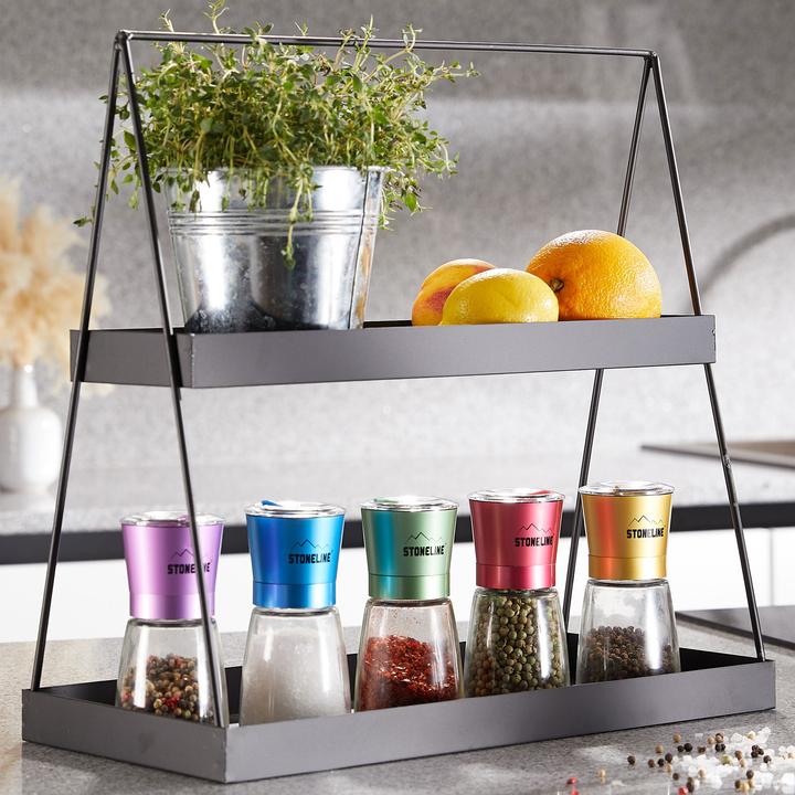 Actual product image Stoneline Salt / pepper mill, purple (Various spices, Chili, Herbs)