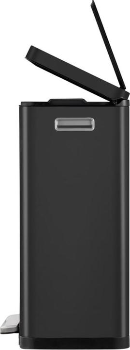 Actual product image EKO Treteimer X-Cube Tretmülleimer rechteckig 30 L schwarz mit extra breitem Pedal, gedämpftem Deck (30 l)