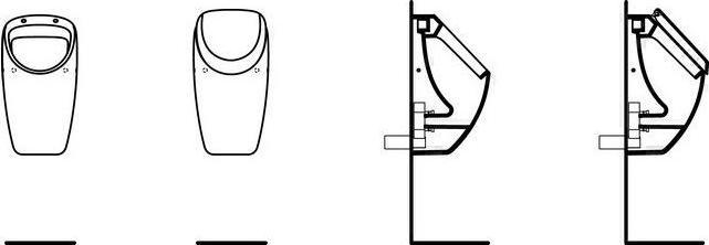 Image du produit Ideal Standard Urinal d'aspiration Connect pour couvercle blanc E567601