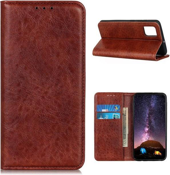 Actual product image MU Classic Crazy Horse V Leather Bookcover Series (OnePlus 8T)