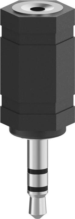 Hama Adattatore audio, 3,5 mm jack st. stereo - 2,5 mm jack coupler stereo