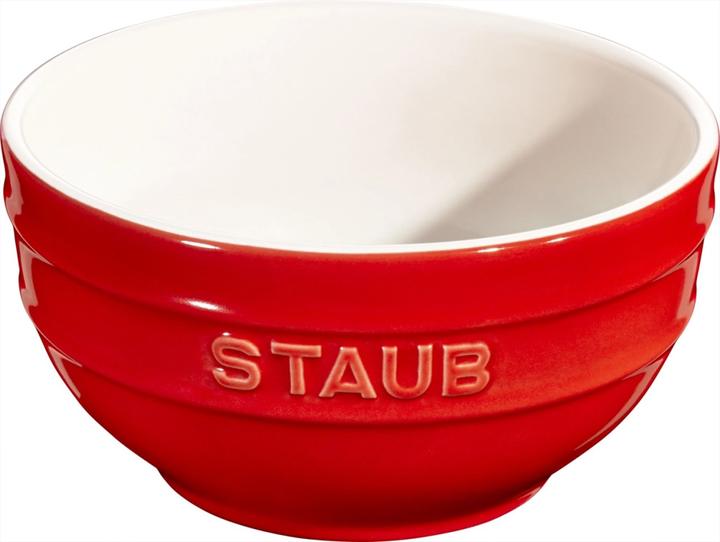 Image du produit Staub Bol en céramique, rouge cerise rond 0.7l / Ø14 cm (14 cm, 0.70 l, 1 x)