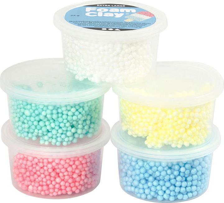 Actual product image Creativ Company Modelling Set Foam Clay Extra Large 5 pieces