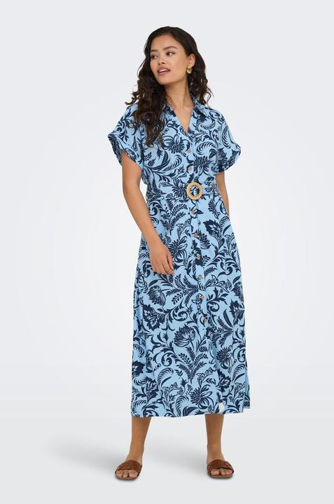 Produktbild Only ONLJAKIRI Langes Kleid Hemdblusenkleid (M)
