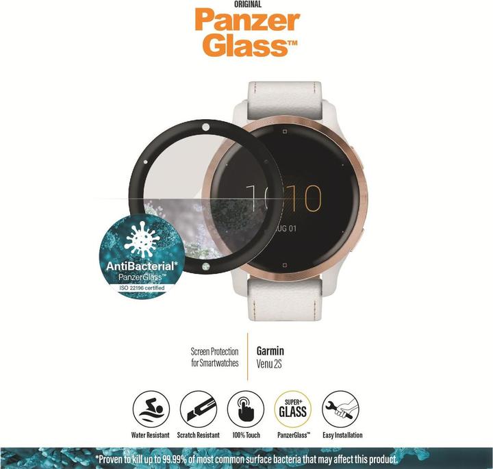 PanzerGlass Displayschutz Anti-Glare (Venu SQ, Venu 2S, Venu)