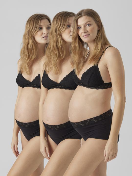 Actual product image Mamalicious 3-pack of maternity pants hipster panties (M/L, pack of 3)