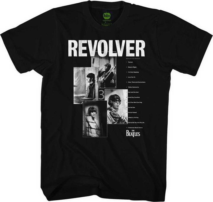Immagine prodotto Maglietta in cotone unisex adulto Revolver Track List (L)