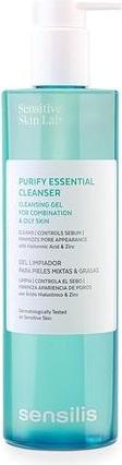 Actual product image Sensilis Purify Essential Cleanser Combination and Oily Skin Cleansing Gel with Hyaluronic Acid and (Gel)