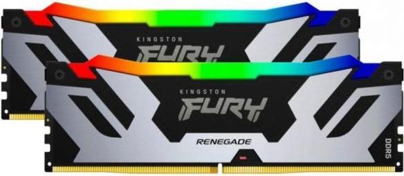 Productafbeelding Kingston Fury Renegade RGB 32 GB DDR5 6400MT/s (Kit van 2) (2 x 16GB, 6400 MHz, DDR5 RAM, DIMM 288 pin)