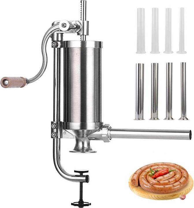 Actual product image Master feng Sausage Filling Machine with Suction Foot 2,5 LBS Vertical