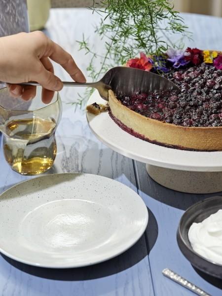 Immagine prodotto Broste Copenhagen Nordic Cake Plate, Stoneware - Vanilla