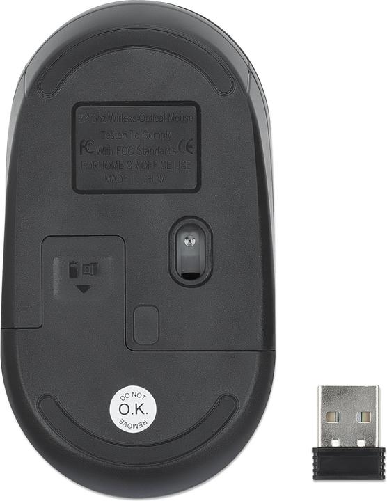 Actual product image Manhattan Performance III Optical Wireless USB Wireless Mouse (Wireless)