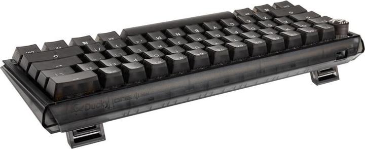 Actual product image Ducky One 3 Aura Black Mini Gaming Keyboard, RGB LED - Kailh Jellyfish Y (US) (Eng. Int., Cable)