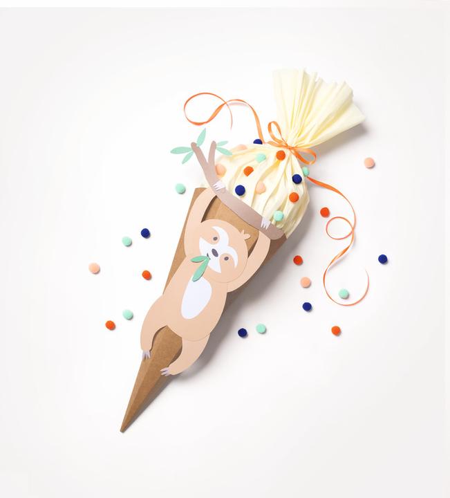 Produktbild Folia Schultüten-Bastelset Safari School (68 cm, 1 x)