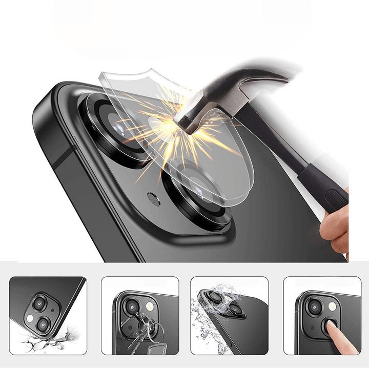Productafbeelding Enkay iPhone 15 / 15 Plus - Camera Lenzen Beschermglas multicolor (2 Stuk, Apple iPhone 15 Plus, Apple iPhone 15)