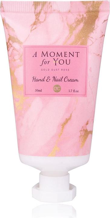 Actual product image Accentra Hand & Nail Cream A MOMENT FOR YOU in tube incl. case with carabiner (e.g. can be used as a pocket